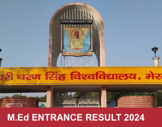 CCSU M.Ed Entrance result 2024